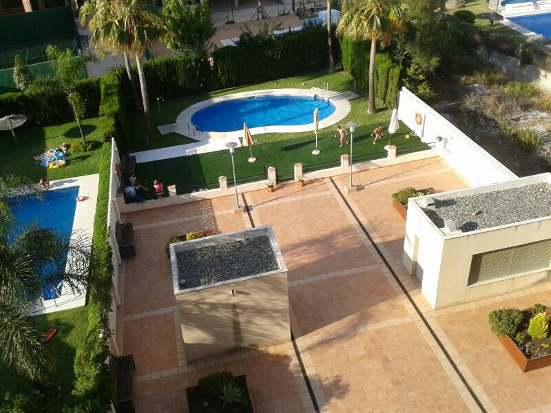 Storslået penthouse 200 m fra Poniente -stranden i Malaga hovedstad