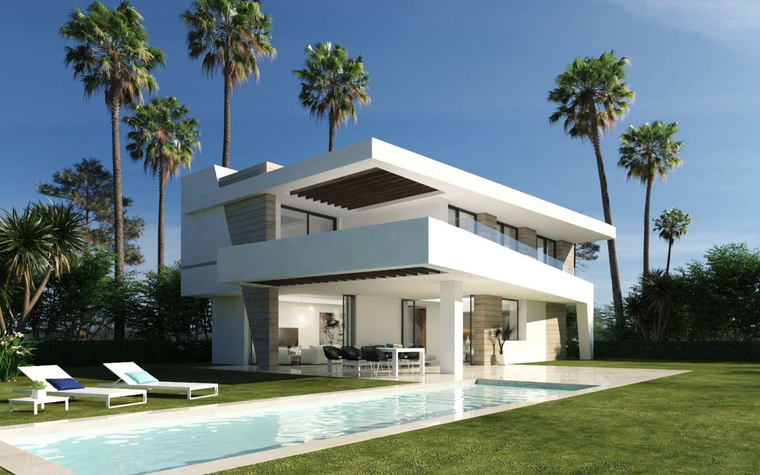 Freistehende Villa in der Nähe von 3 Golfplätzen in Estepona
