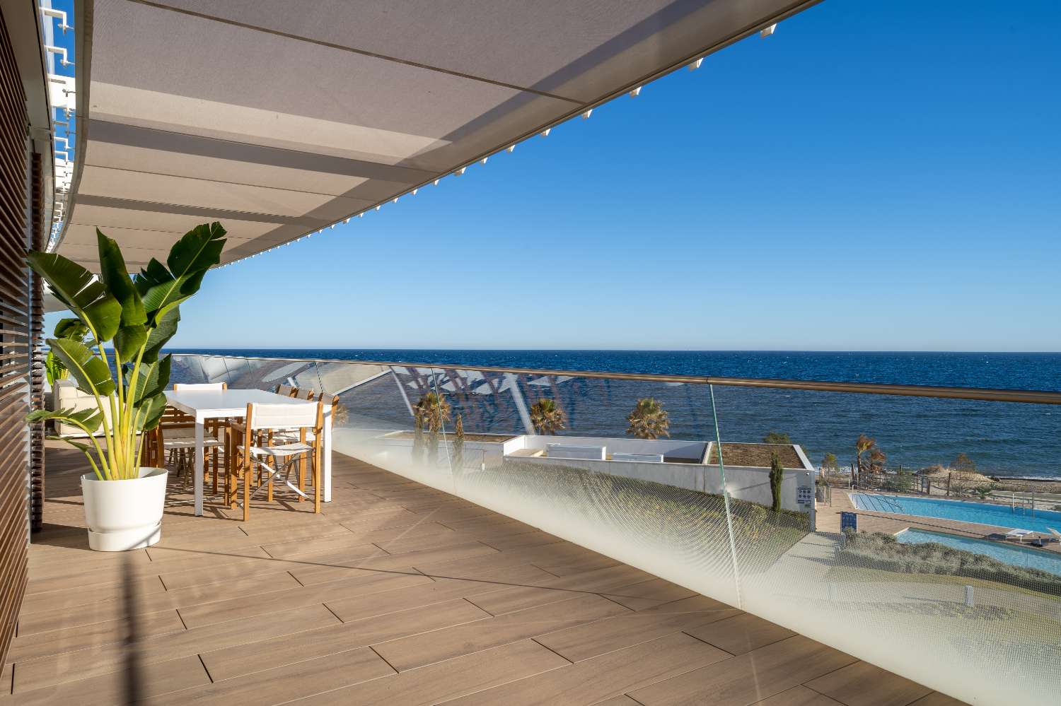 Fabulous duplex 4 Bedroom Penthouse with panoramic sea views. Interior Design by Aalto included in price.