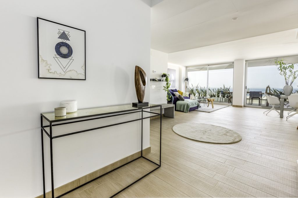 Penthouse til salg med havudsigt og 50 m fra stranden Benalmadena Costa Málaga