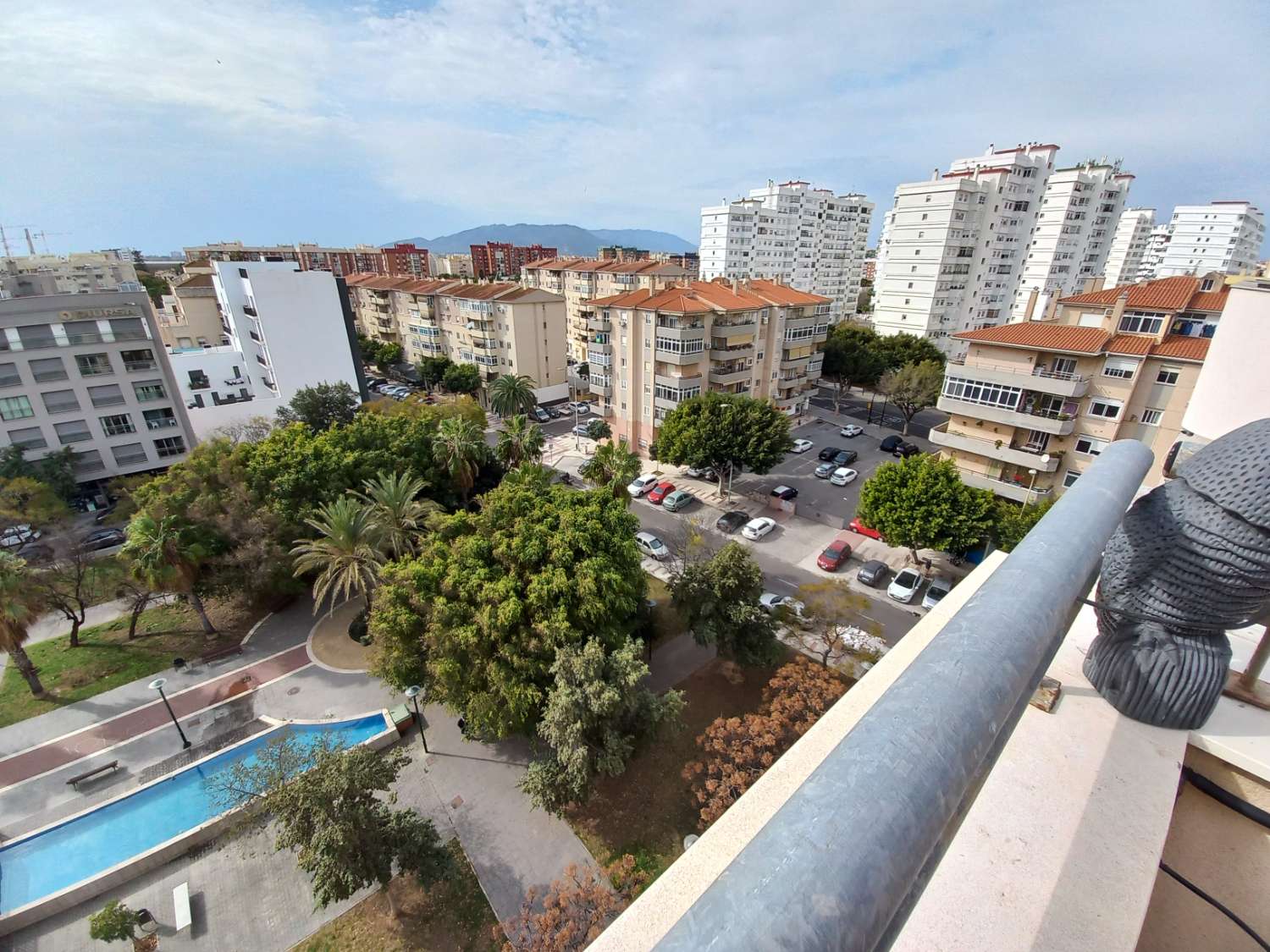 Magnifico ático a 200 m de la playa de Poniente en Málaga capital